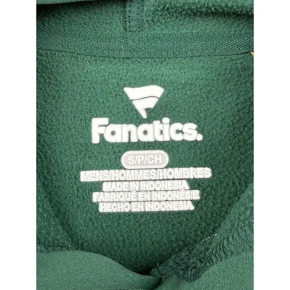 Green Bay Packers Hoodie Sweatshirt Mens Small Fanatics Green Gray Scuba Knit - Picture 2 of 7